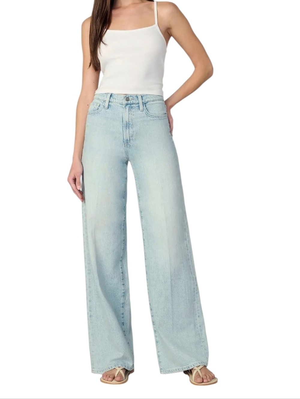 Joe's Jeans The Mia" High-Rise Wide-Leg, Size 24, NWT - Picture 3 of 16